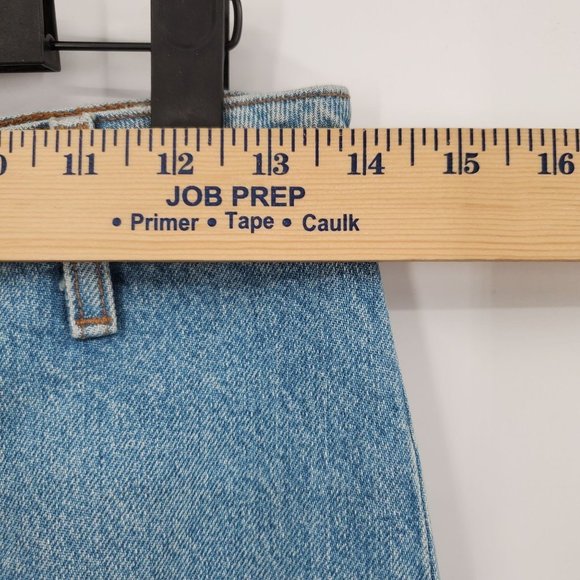 Reformation Women's Straight Leg Jeans - Blue - Picture 12 of 13